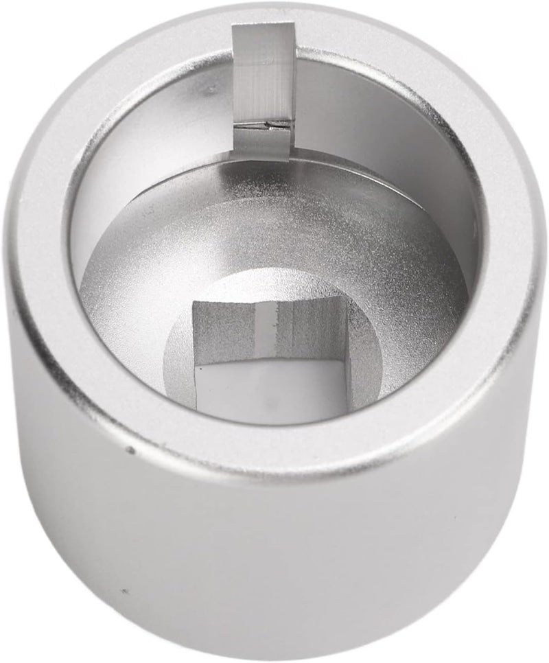 Estink Crankshaft Turning Socket Tool, Aluminium Alloy Engine Crankshaft Turning Socket Tool Replacement Crank Socket Fit for SBC Small Block 5.7L 305 350 400 V8 Crankshaft Part, Silver - Image 1